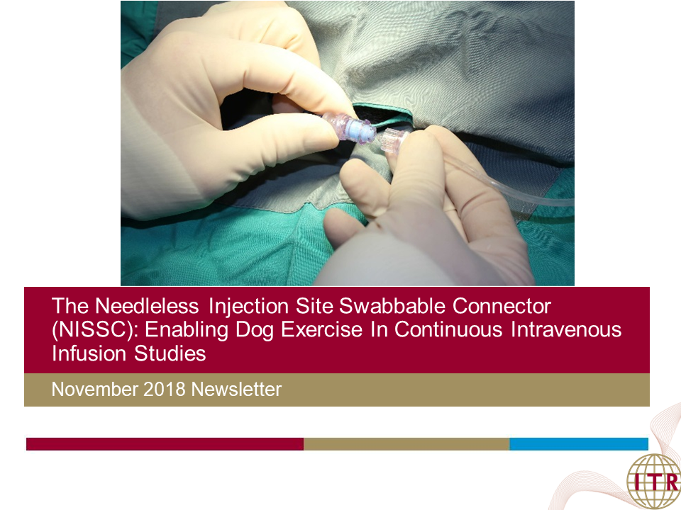 The Needleless Injection Site Swabbable Connector - ITR Laboratories ...